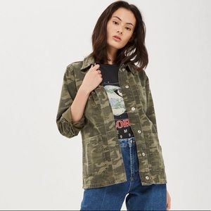 Topshop Camo Jacket